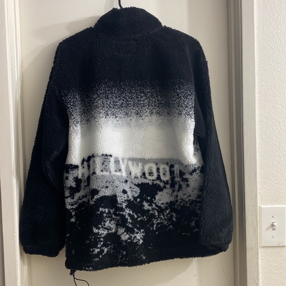 Awake NY Men's Black and White Jacket coast to coast - Picture 2 of 4